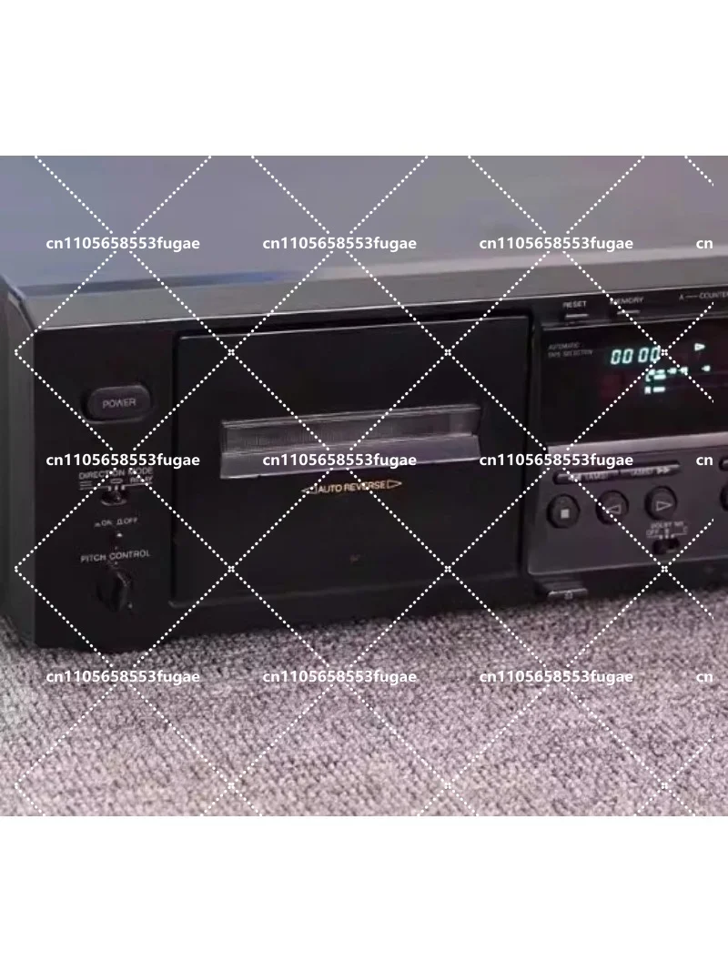Double Cassette Deck with Electric Logic Control, for Dubbing & Recording, HiFi Stereo Tape Player Used