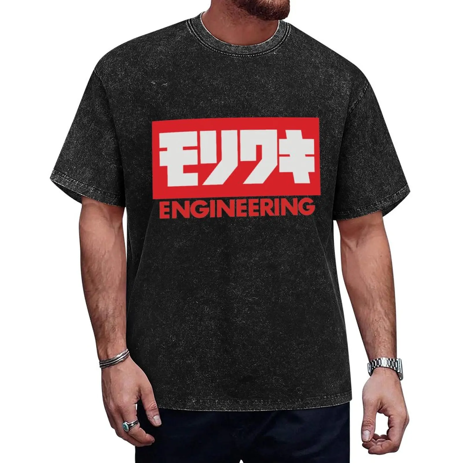 

Moriwaki Racing T-Shirt cotton graphic tees blue lock sweat luxury clothes men
