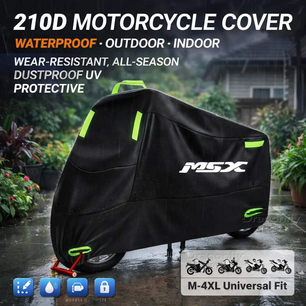 

Чехол для мотоцикла Honda Grom125 MSX125 MSX125SF Grom 125 MSX 125 125SF 2013-2022, водонепроницаемый, для улицы, защита от УФ-лучей и дождя
