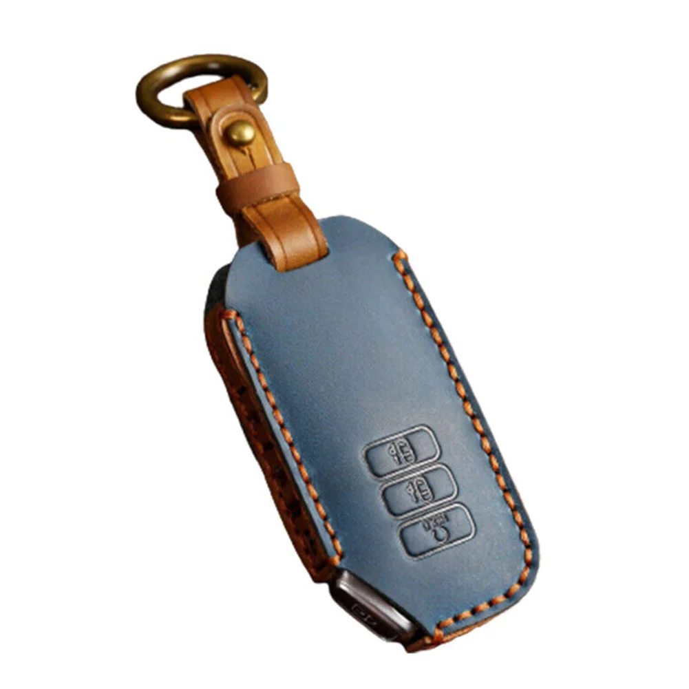 Brand New High Grade High Quality Practical To Use Leather Remote Car Key Cover Case Fob Case Correct Connector