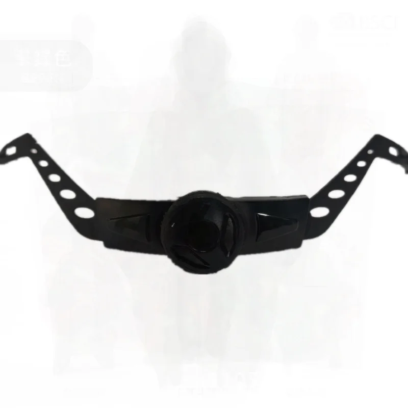 Unisex geheel zwarte M10 Regulator Fit helmhoes voor ski-elektrische auto- en rolschaatshelmen One Size Fits All