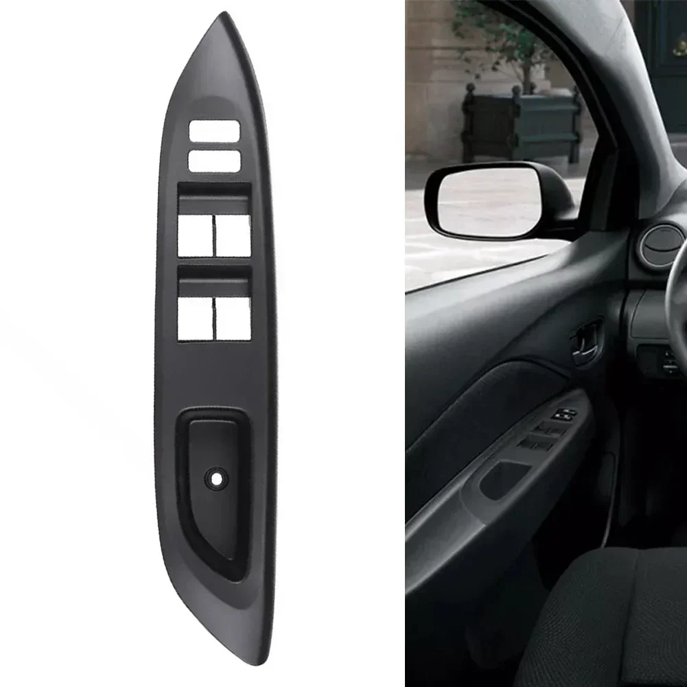 Black For Toyota For Yaris 4D Sedan 2006-2016 Interior Door Handle Lifter Switch Bracket Base Bezel Trim 74232-52330-B0