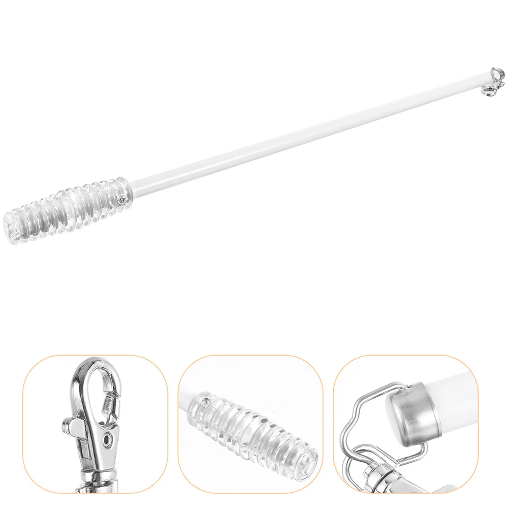 

2Pcs Aluminum Alloy Curtain Pull Rod Manual Curtain Opener Portable Rods for Drapes and Curtains Silent Easy Operation