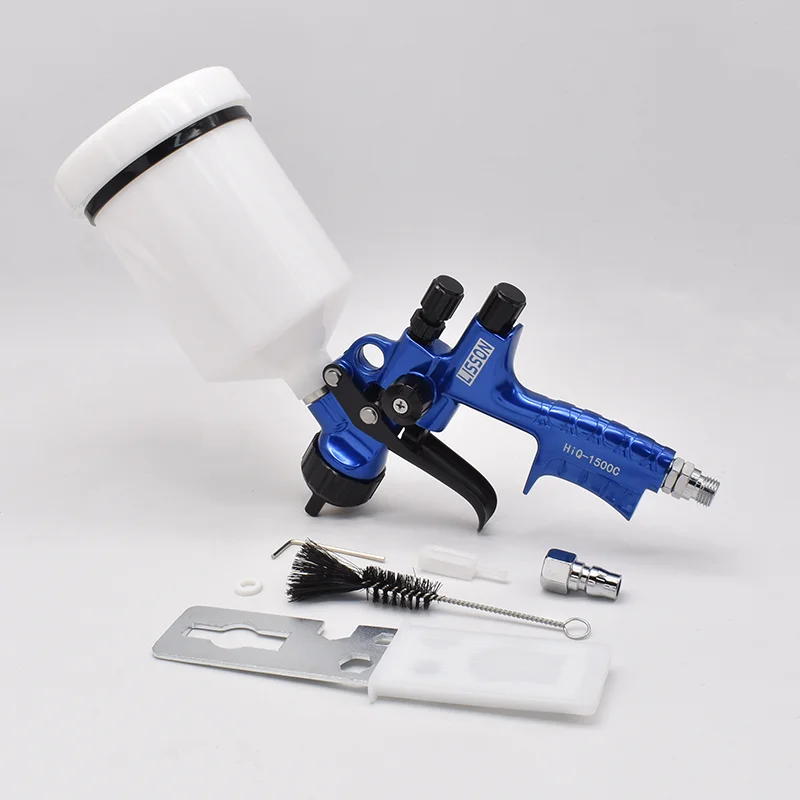 

High Quality Paint Spray Gun 1500C 1.3mm Car Spray Tool Airbrush With Mixing Cup 600cc Professional Spray Gun Air Tools