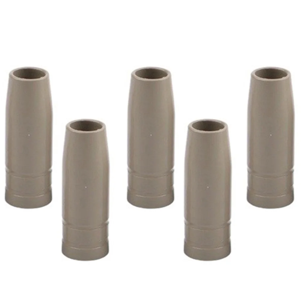 5PCS Non-Stick Coating For MIG Welding Nozzles for 15AK Style Torches Metal Protection Nozzles for Industrial Use