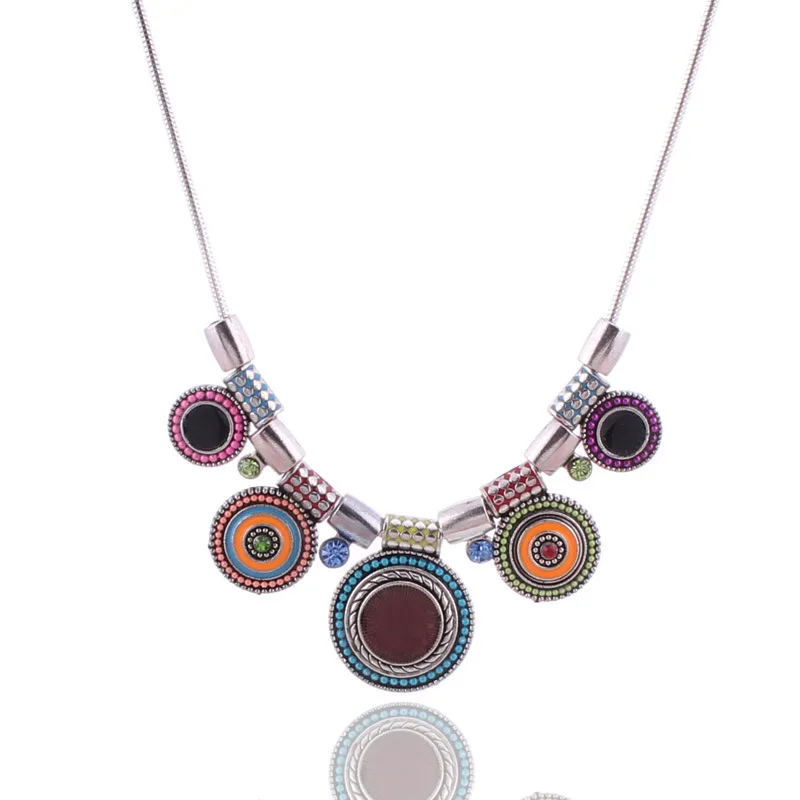 

Ожерелье со стразами и камнем, цепочка для свитера, винтажная персональная капельная масляная мода, ювелирный сплав, материал для женщин