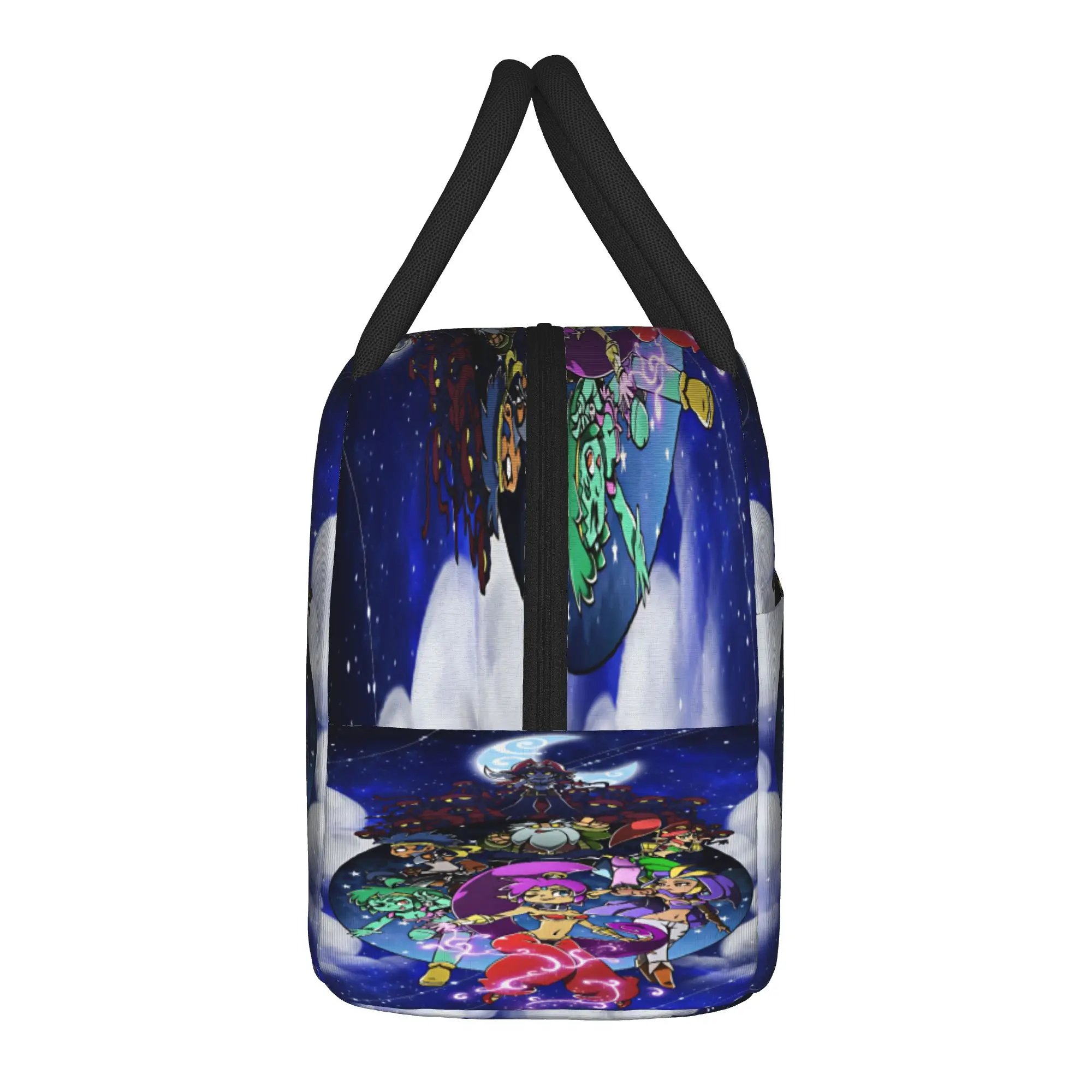 Shantae Half Genie Lunch Bag  School Lunch Box For Women Retro Print Thermal Tote Handbags Waterproof Portable Cooler Bag