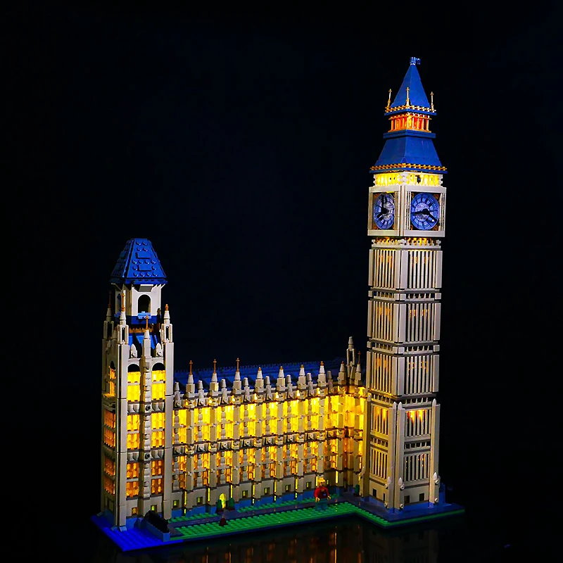 مجموعة الإضاءة العالمية لـ Lego 10253 Big Ben (إضاءة LED فقط، بدون كتل موديل) حل إضاءة مرن ومشرق