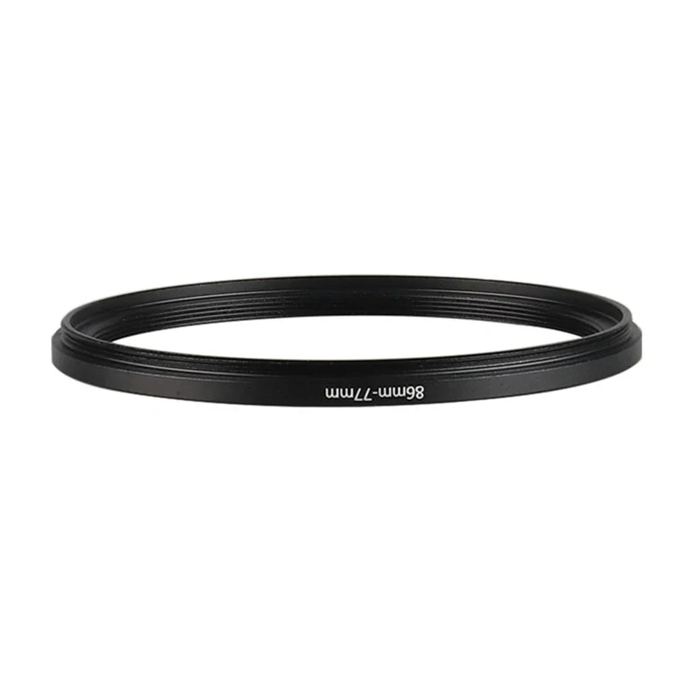 Aluminum Black Step Down Filter Ring 86mm-77mm 86-77 mm 86 to 77 Adapter Lens Adapter for Canon Nikon Sony DSLR Camera Lens