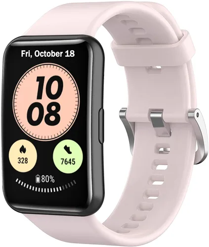 Imagen 2 del producto Correa de silicona para reloj Huawei, accesorio de repuesto para pulsera inteligente, novedad de 2021