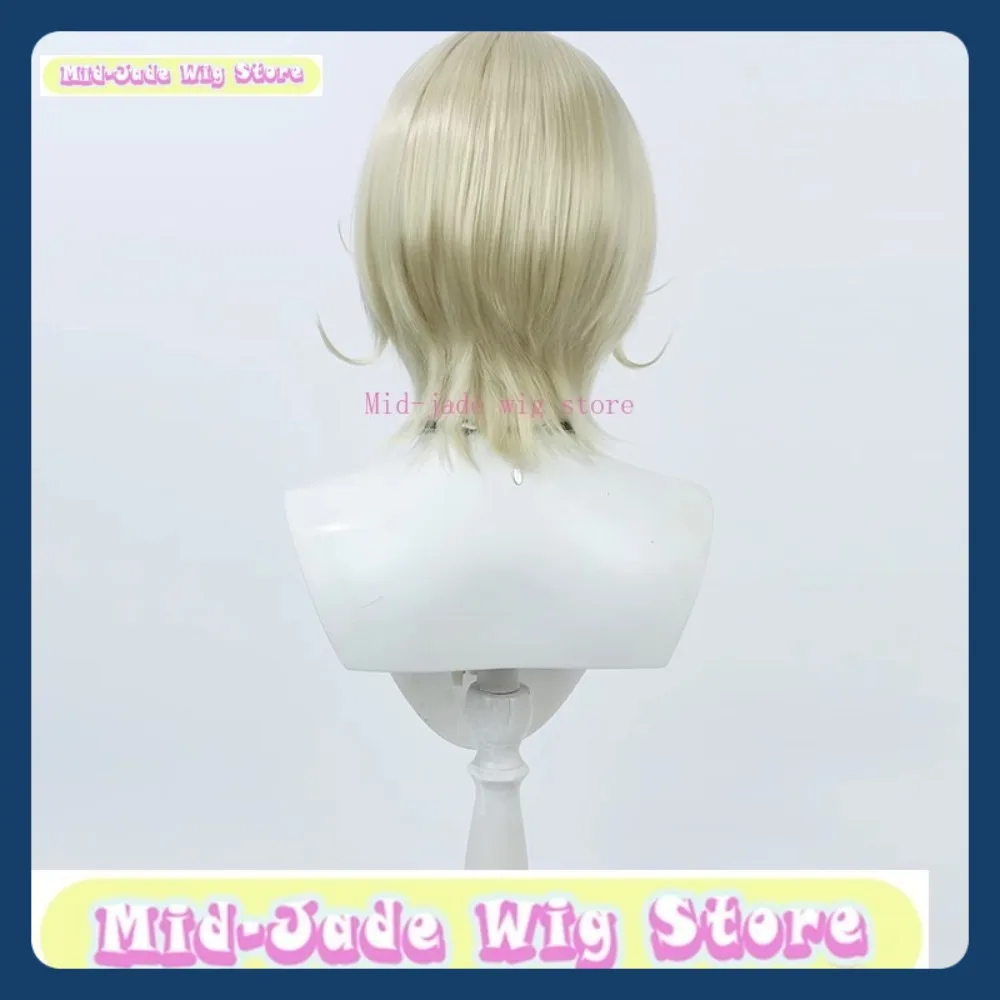 Peluca de jade medio tienda NIKKE Rapi Cosplay peluca Anime juego de rol fiesta de Halloween peluca sintética