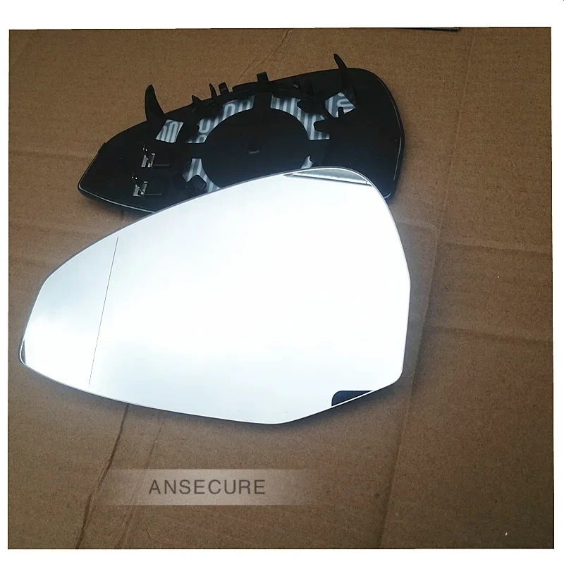 Exterior Rear Heated Mirror Glass With Plate For Audi A4 S4 B9 A5 S5 RS4 RS5  8W0857535C 8W0857536C
