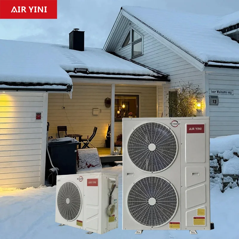 Bomba de calor para el hogar más vendida R290, fuente de aire refrigerante, sistema de calefacción por suelo radiadores, convectores de aire caliente, aplicación de agua caliente