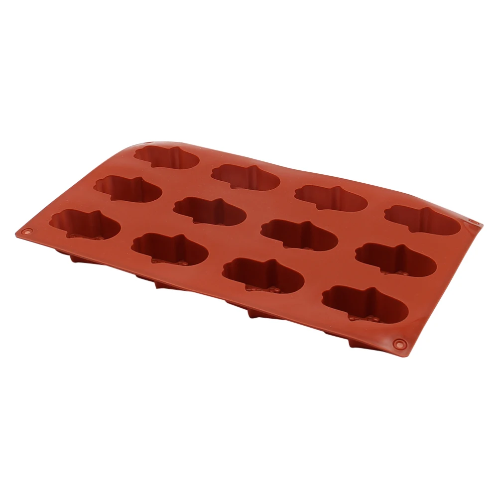 1pcs Silicone Chocolate Mold 12 Holes Reusable Silicone Baking Moulds DIY Pudding Candy Jelly Kitchen Baking Tools
