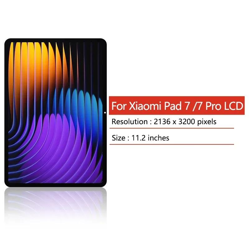 11.2“ New For Xiaomi Mi Pad 7/Mi Pad 7 Pro LCD Display Screen Touch Panel Digitizer Assembly 24091RPADG 2410CRP4CG Display