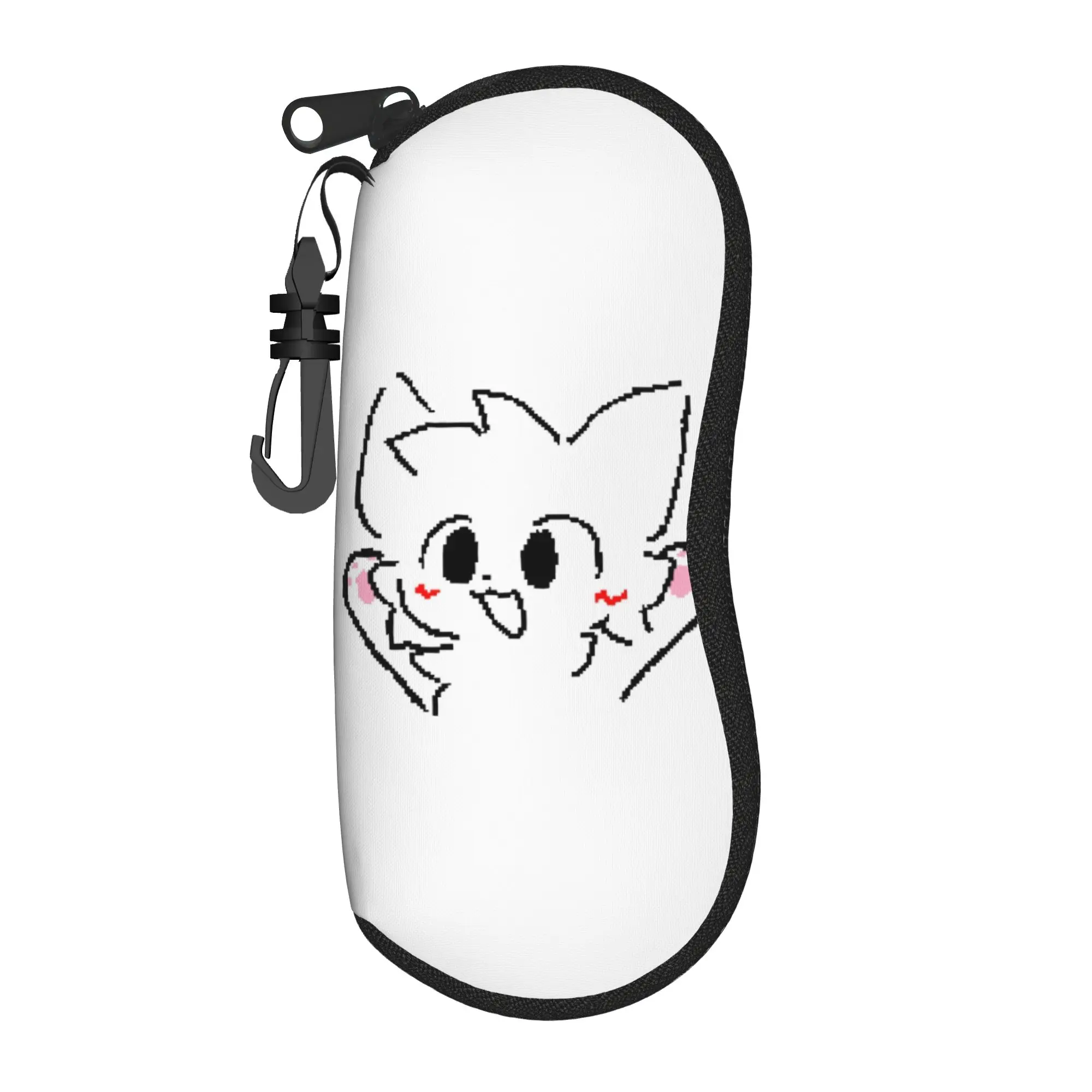 Kawaii Boykisser Silly Cat Glasses Case Convenient Accessories  Eyeglasses Storage Box Ins Style Eyeglasses Box