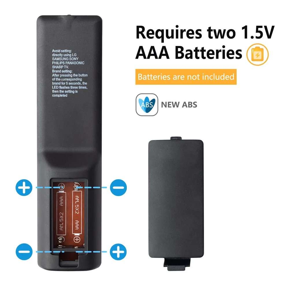 جهاز تحكم عن بعد للتلفزيون بإضاءة خلفية لهاتف سامسونج LG Vizio TCL Hisense Sony Philips Sharp Panasonic Toshiba JVC Hitachi TVs #5