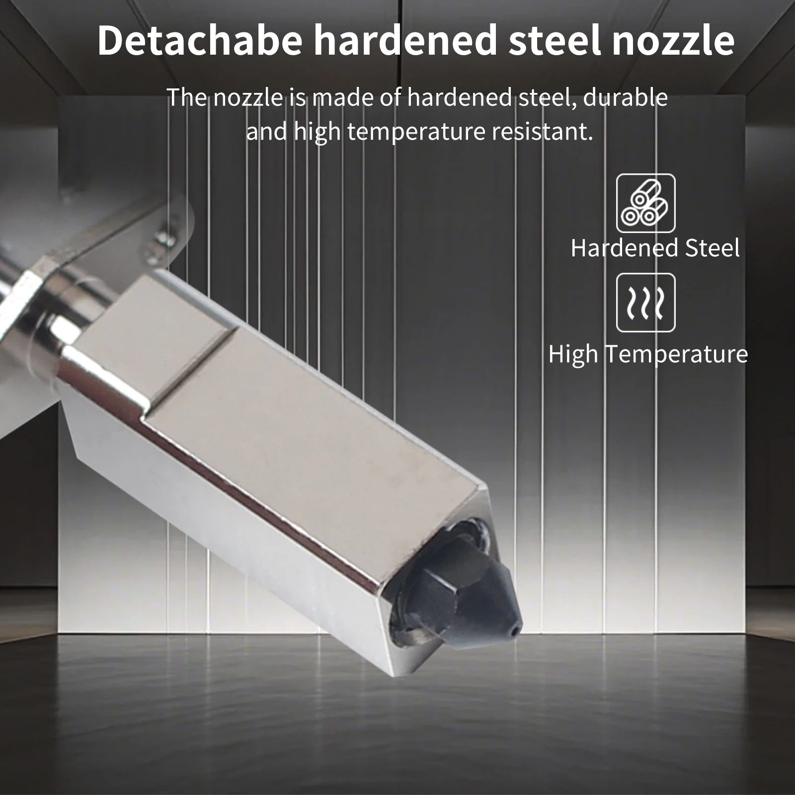 Buse en acier trempé améliorée pour SV08, Kit HotEnd, buse de résistance aux hautes températures pour imprimante 3D SV08
