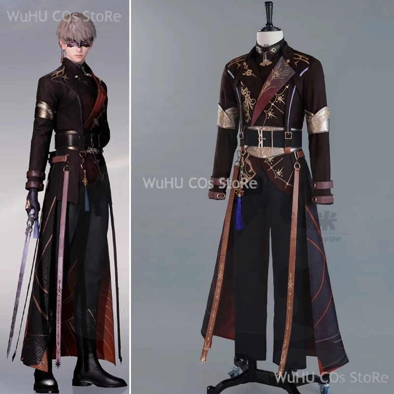 نينو لعبة الحب والمساحة العميقة زيفيا تأثيري حلي شعر مستعار الكبار كرنفال موحدة الأسود هنتر هالوين ملابس تنكرية للحفلات #2