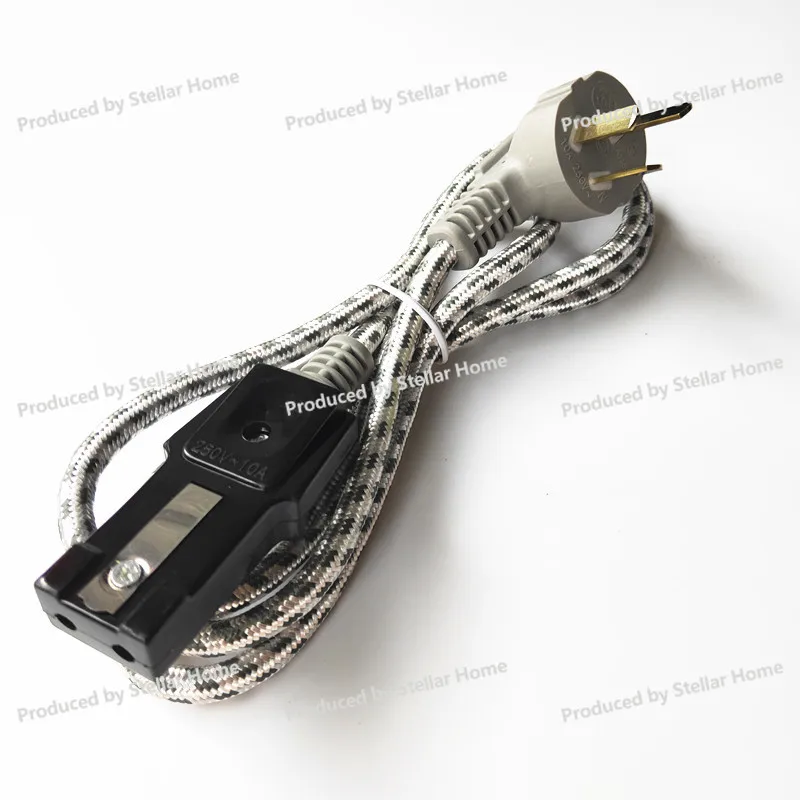 

Suitable for Triangle Old-style Power Cord Rice Cooker / Electric Stove / Electric Kettle Cord 2-hole Plug 1.5 Meters