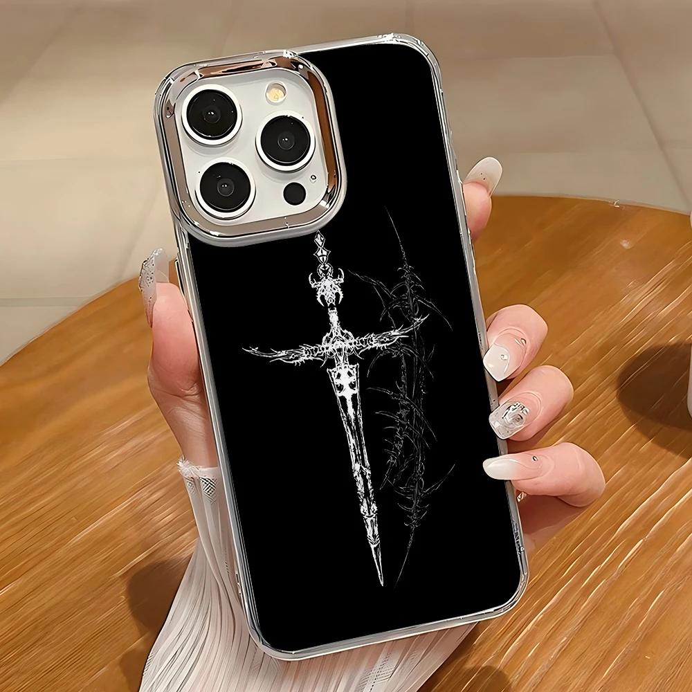 Gothic Cyber Sigil Cross Phone Case for Samsung Galaxy A56 A36 A26 A06 A55 A35 A16 A06 A54 A34 A25 A24 A15 A14 A73 A53 A33 4G 5G - view 5
