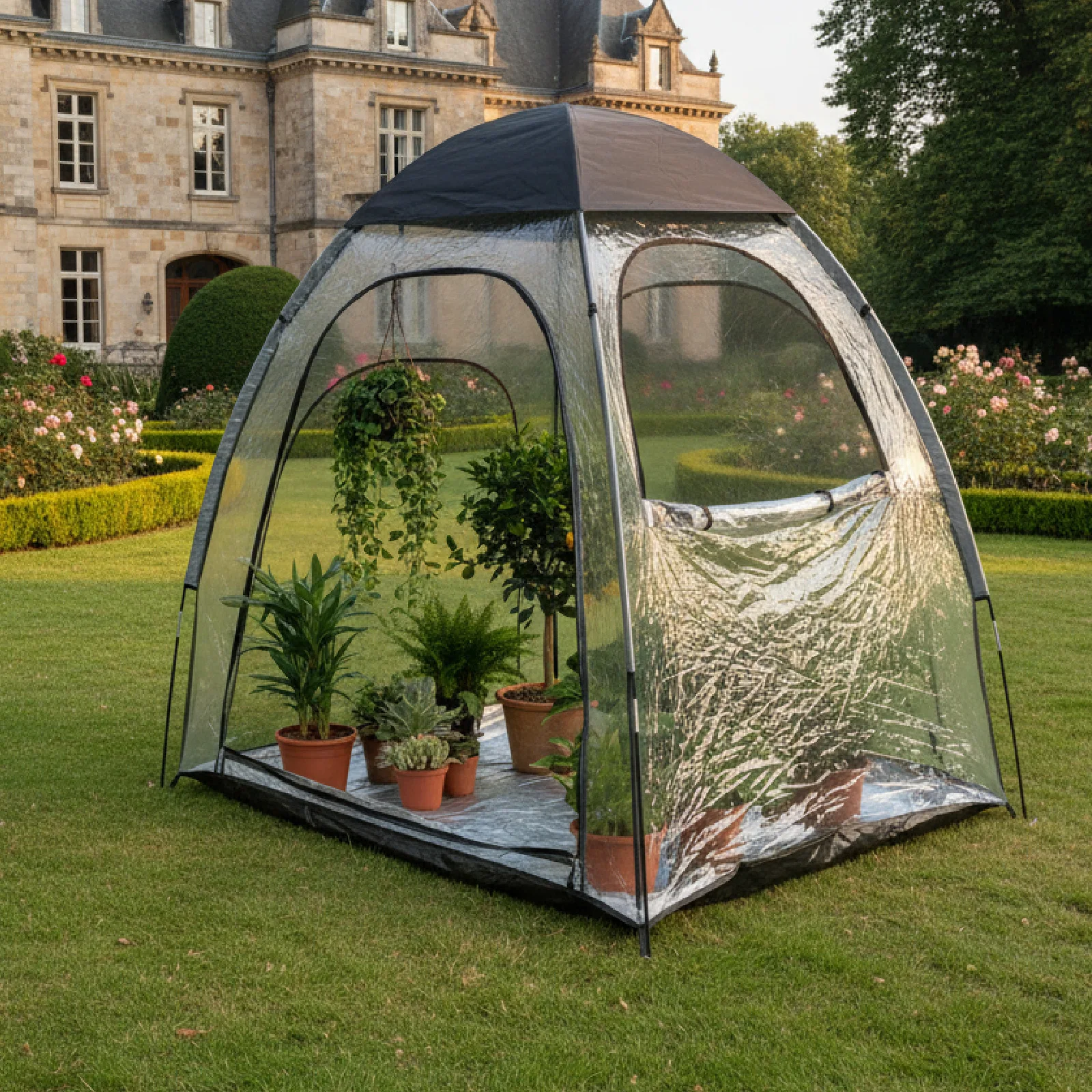 

Портативный зимний защитный чехол для растений от мороза, прозрачный, для улицы, простой в уходе, передвижной, для садоводства и выращивания растений