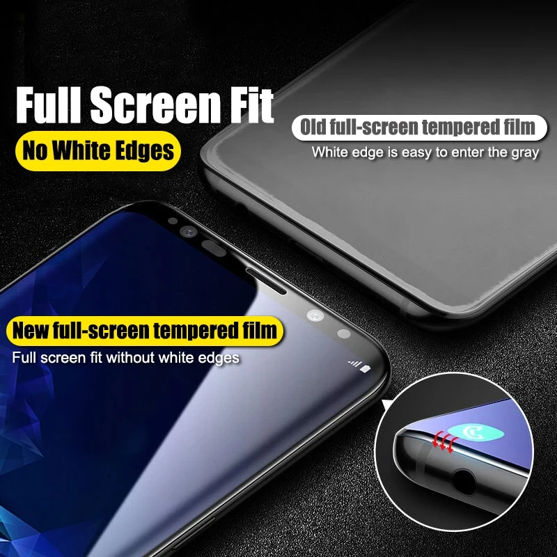 5000D Curved Tempered Glass For Samsung Galaxy S21 S22 S23 S24 Plus Ultra FE Screen Protector Note 10 9 20 Plus S9 S20 S10 Glass