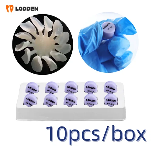 10 unids/caja Lodden Dental vidrio cerámico prensa lingotes de disilicato de litio materiales de laboratorio Dental