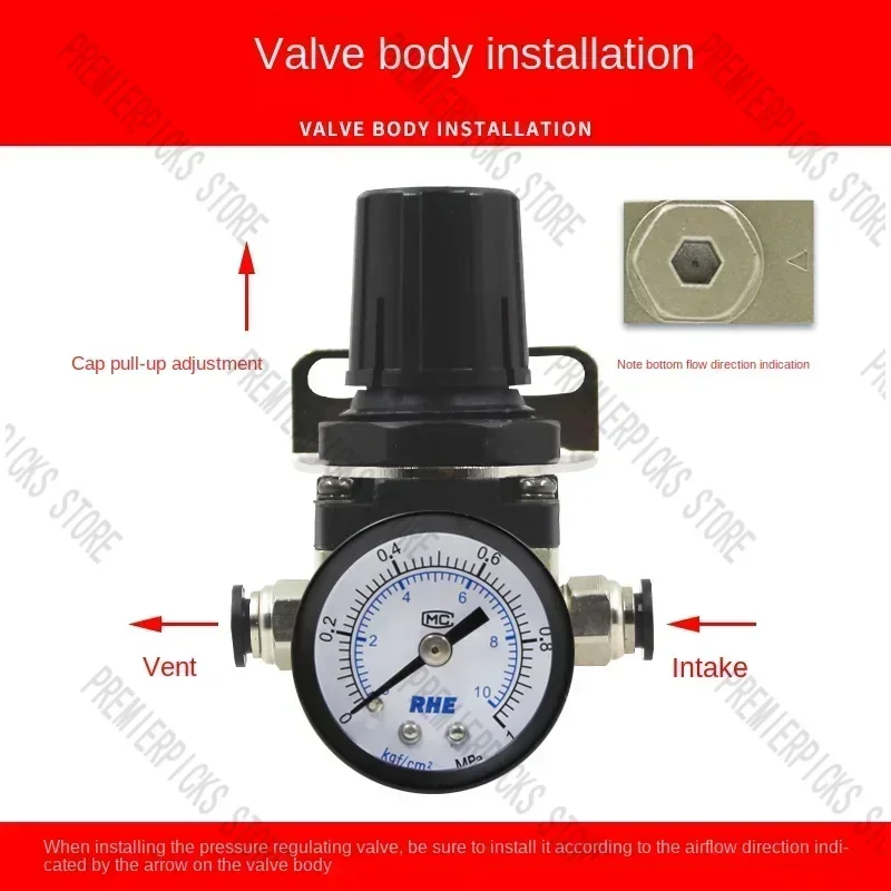 Pneumatic Pressure Regulator AR 2000-02   AR3000  Reducing Valve AR4000 Air Source Processor RHE