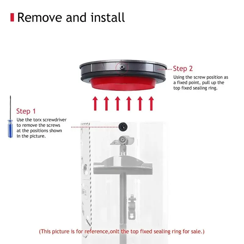 Bottom Lid For Dyson V7 V8 V11 V10 V12 V15 Vacuum Cleaner-Top Fixed Sealing Ring Of Dust Bin Replacement Dust Collection Parts