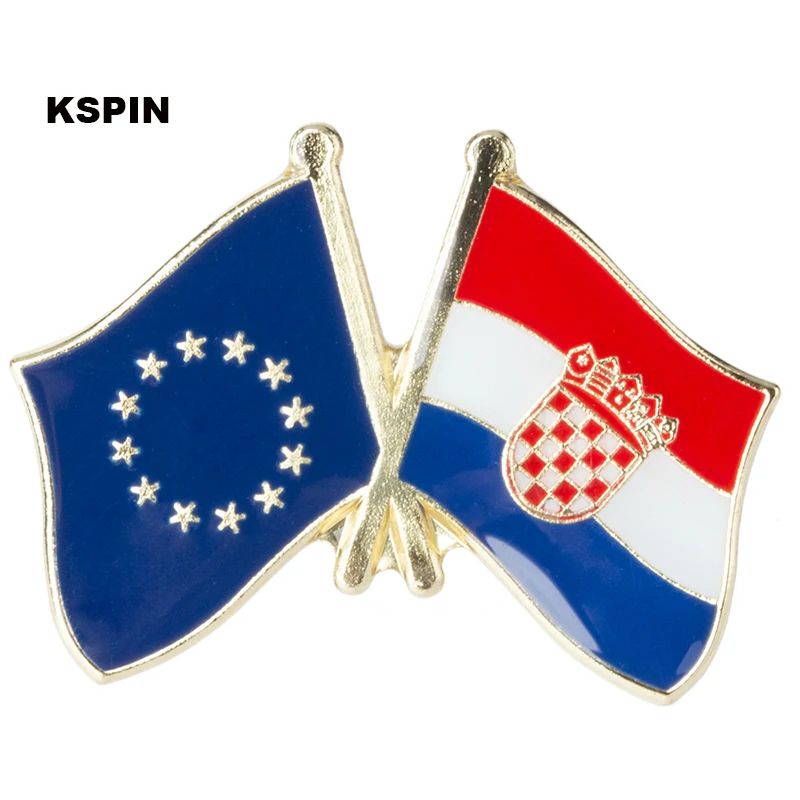 Croatia Flag Laple Pin Badge Brooch