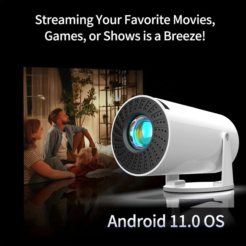 Outdoors Mini Video Projector Home Theater Portable 130inch Screen Projection Display WIFI BT HY300 Pro Smart Projectors