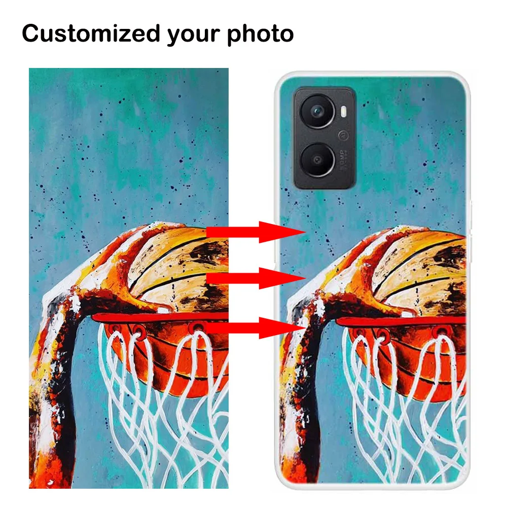 

Прозрачный чехол с изображением DIY для OPPO A96 A76 A36 A16 A79 A2 A72 A73 A9 2020, защитные чехлы для телефонов, дизайн имени, изображения, ТПУ