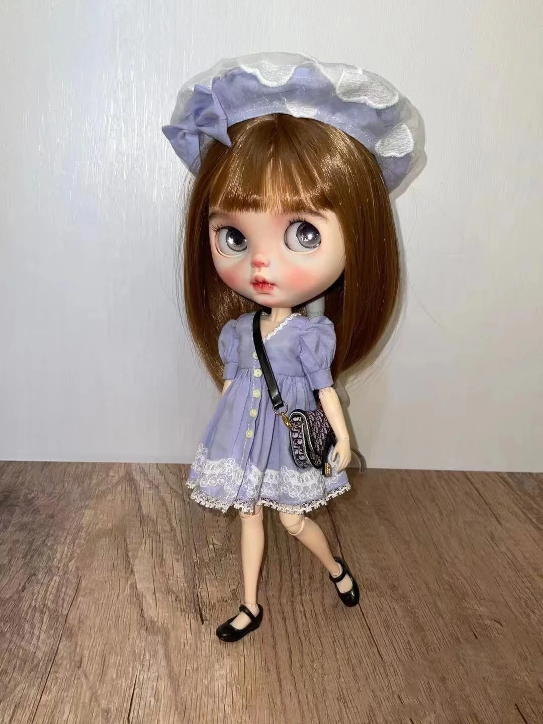 Dula Doll Clothes Dress Summer candy color Embroidered reversibl skirt Blythe Qbaby ob24 ob22 Azone Licca ICY JerryB Bjd Doll