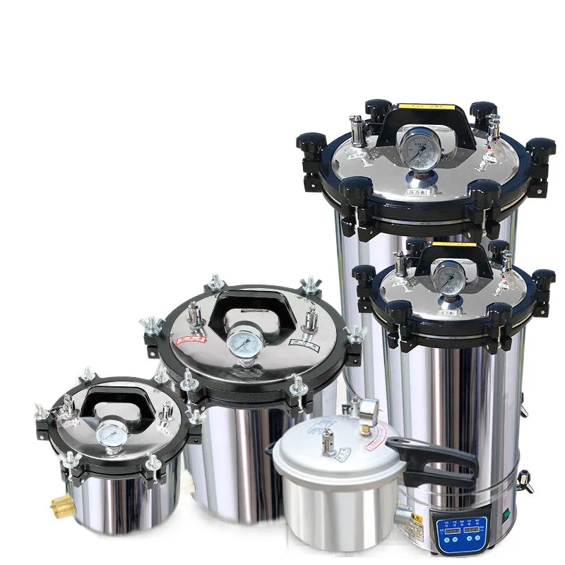 

Portable sterilizer, pressure steam autoclave, fully automatic vertical, small medical sterilizer laboratory