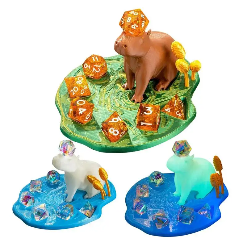 

Animal dice storage rack 3D printed cute dice rack Fun dice tray Dice storage accessories for home decoration