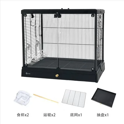 Outdoors Large Bird Cages Decorative Aesthetic Fences Cage For Parrots Canary Feeder Jaula Para Aves Bird Accessories MQ50NL