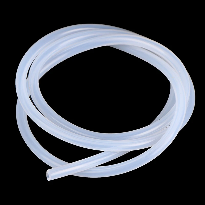 1PC 100cm Silicone  Clear Transparent Hose Flexible Water Tube For Coffee Machine 180℃ Heat Resistant Coffeeware Accessories