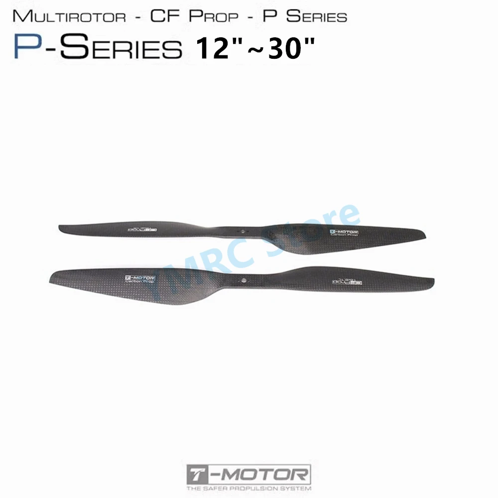 T-MOTOR P13x4.4 P14x4.8 P15x5 P17x5.8 P18x6.1 P21x6.3 P22x6.6 P30x10 Polish Carbon Fiber Propellers for Multi-rotors VTOL Drone