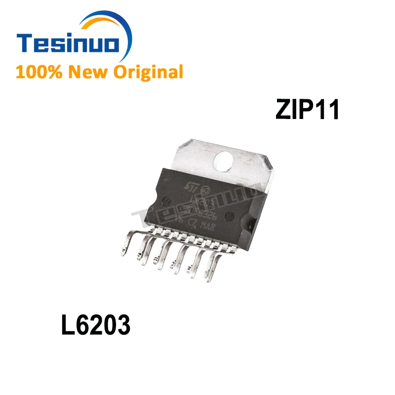 5PCS New L6203 ZIP11 High Voltage Full Bridge Motor Controller Low Heat Power Driver Integrated Circuit In Stock Fast Shipping