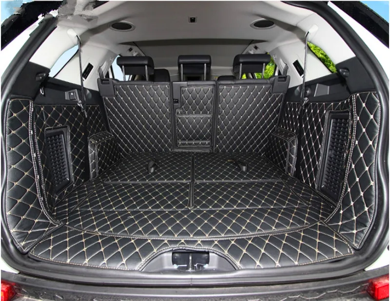 

Best quality, Custom car trunk mats for Land Rover Discovery Sport 7 seats 2024-2014 waterproof boot carpets cargo liner cover