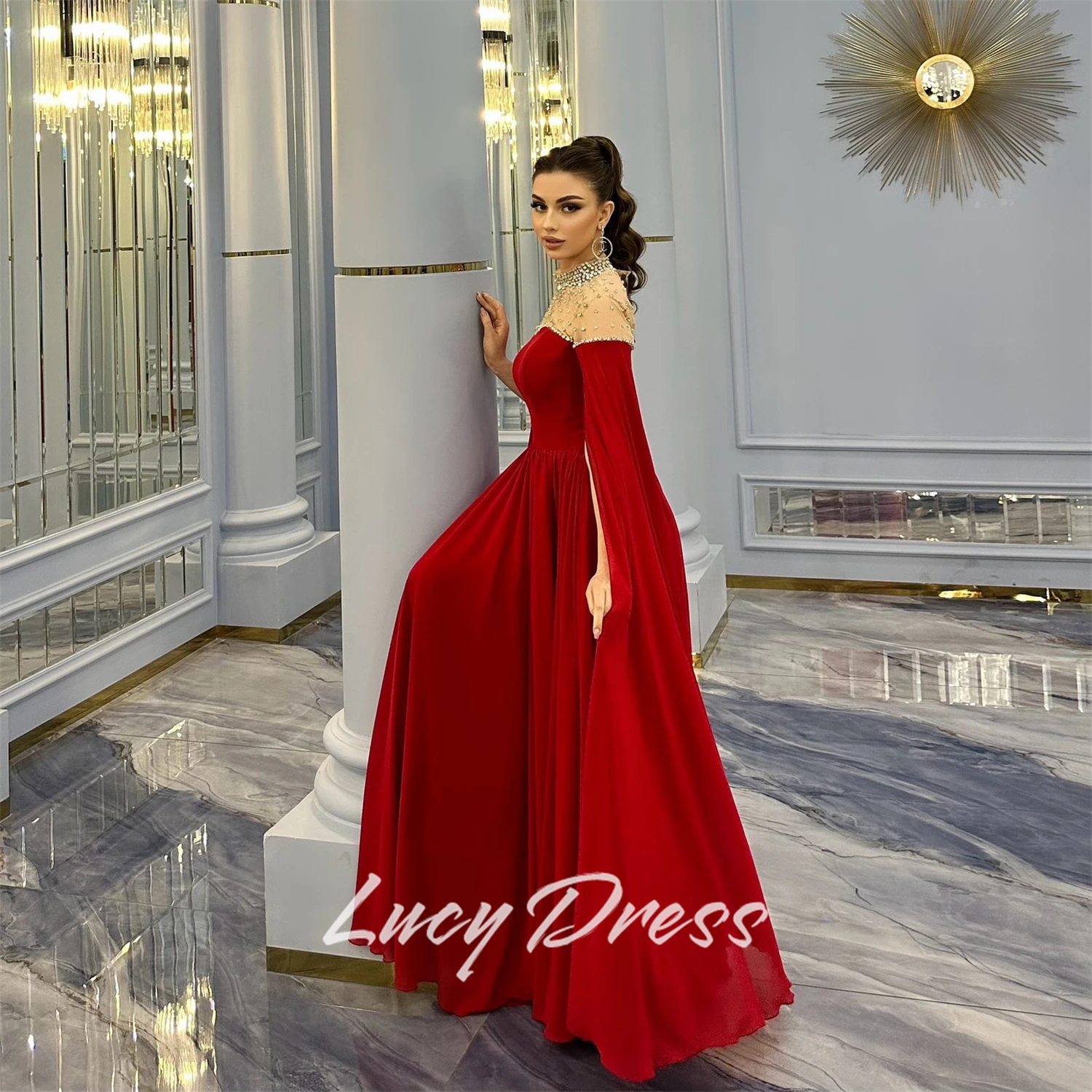 

Lucy Customized Wedding Party Dress Evening Dresses Woman Elegant Womens Dresses 2025 Woman Special Occasion Dress Prom Dresses
