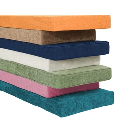 Custom Bench Cushions Chenille,Bay Window Cushion Chair Seat Sofa Pillow Decorative Cushion For Sofas Garden Bench Seat