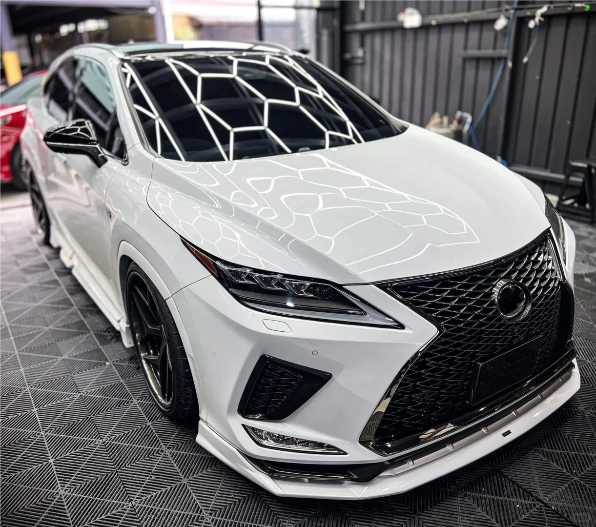 تعديل مصدات الإعداد 100% لكزس RX300 Rx350 Bodykit ترقية إلى 2020 LED المصابيح الأمامية الرياضة نمط مصبغة ل Rx350 RX27