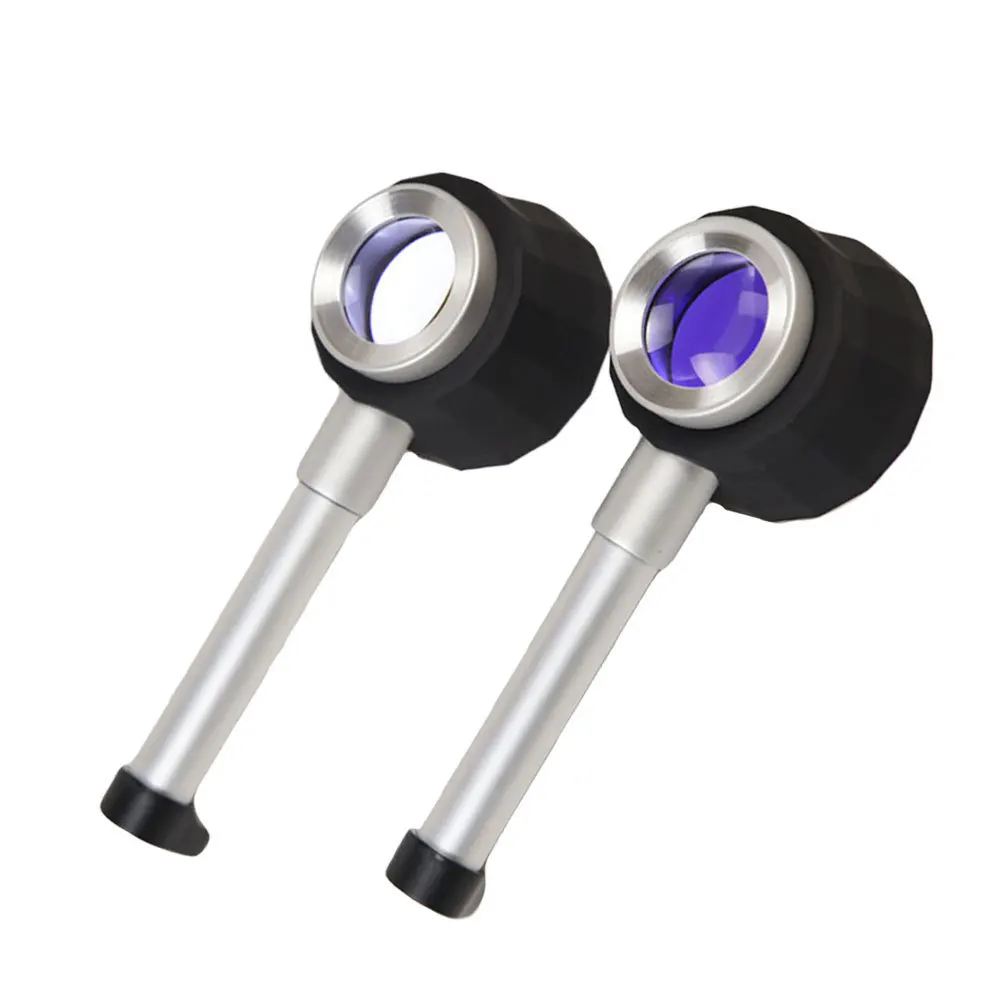 

30x Handheld Magnifying Glass with LED Light Portable Mini Loupe for Reading and Identification 3 LED Lights 3 Fake Currency