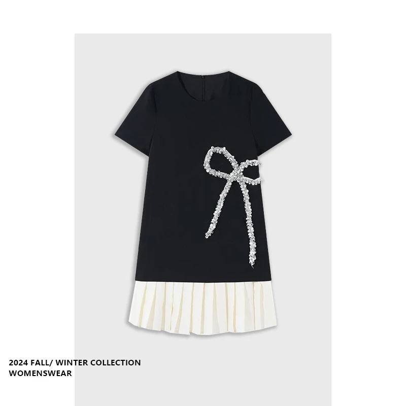 

Летний повседневный комплект из одного предмета Forever 2 Retro Heavy Embellied Knot Color Blo ort Sve Dr...