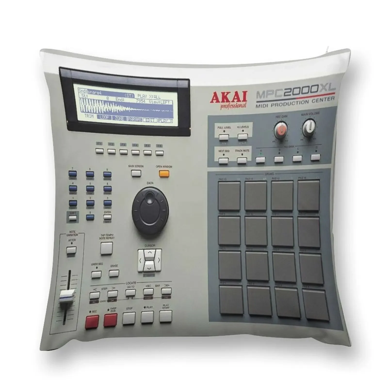 AKAI MPC 2000XL 90s Underground Hip Hop Throw Pillow Decorative Cushions Custom Cushion Photo pillow