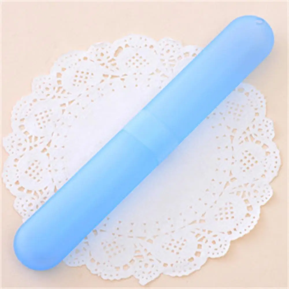 Toothbrush Sleeve Portable For Travel Not Easily Broken Toothbrush Barrel Dust-proof 20g Toothbrush Box Accessories Tools Tidy