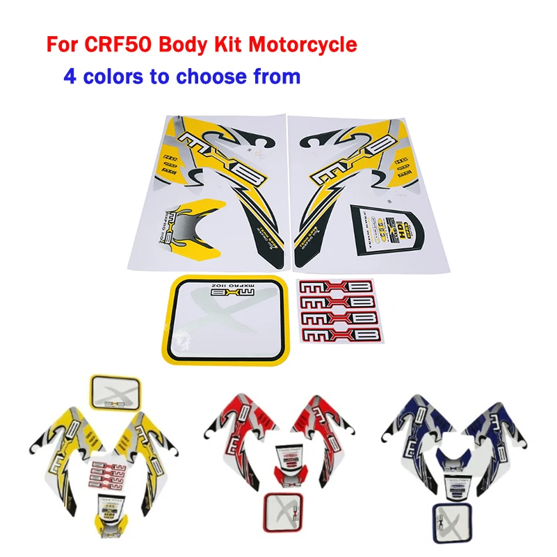 

Motorcycle Decal Sticker For CRF 50cc Pit Dirt Bike Racing Kohis CRF50 Paste