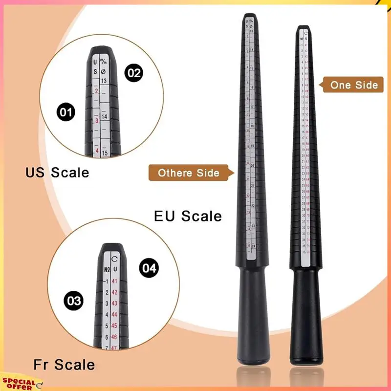 ABFI Adult Jewelry Making Kit Ring Shaping Tool Fixing Bend Ring Metal Sizing Measuring Repair Kit Withjewelry Mallet
